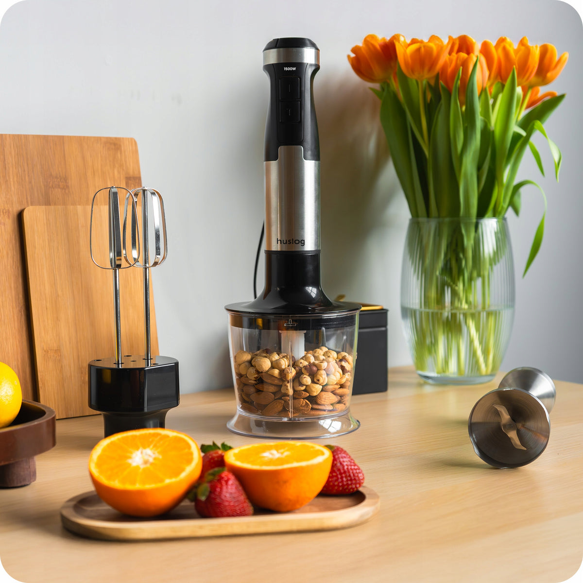Hand Blender 3in1 Multifunction 1500W Turbo Beater Shredder Manufacturer code HUS1048