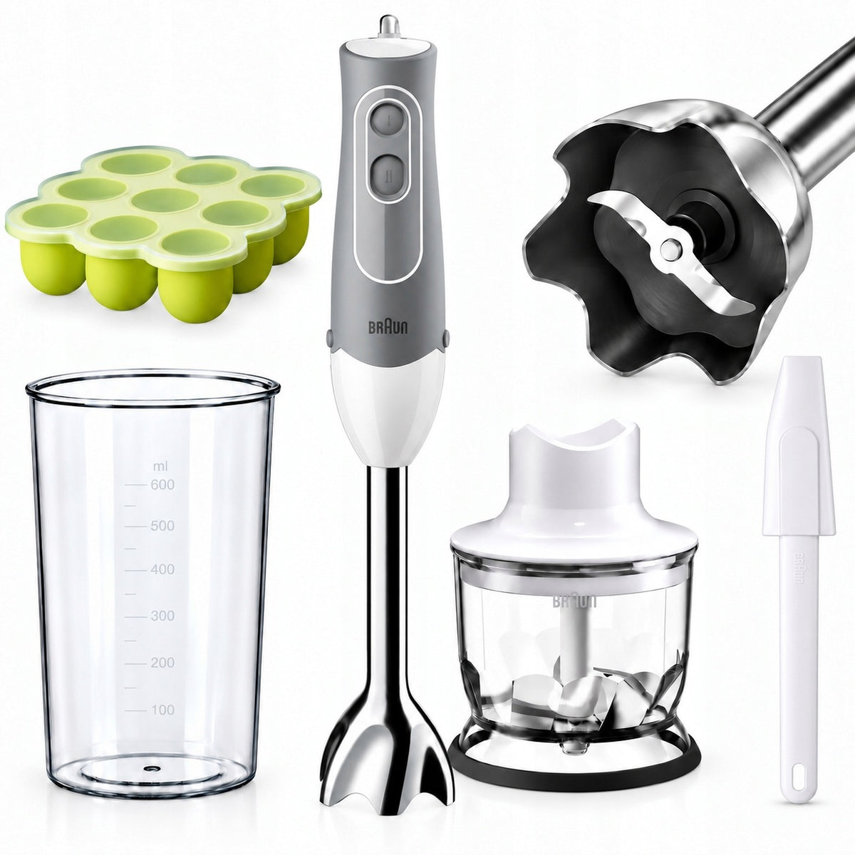 Hand Blender Braun MQ 523 Baby with Freezing Container