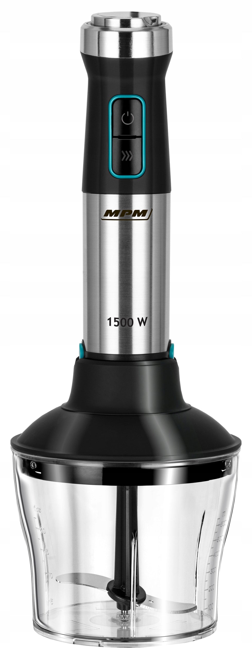 Hand Blender MPM MBL-42M 1500 W black set Packaging status original