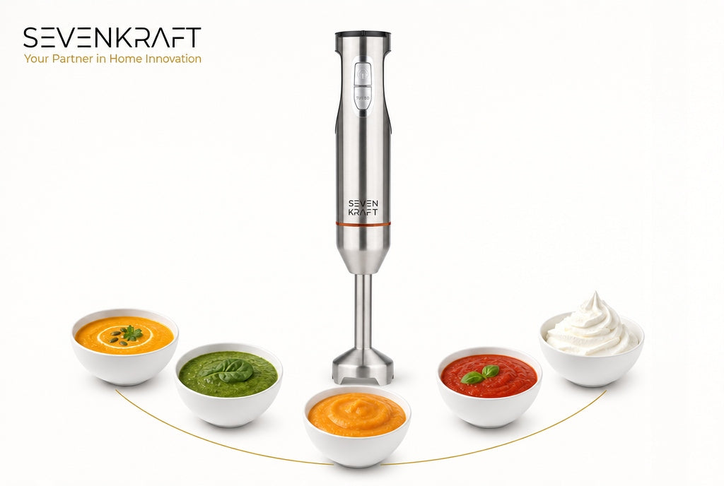 Hand Blender Multifunctional Mixer Shredder Powerful 7in1 Titanium Blades Manufacturer code sk_4635