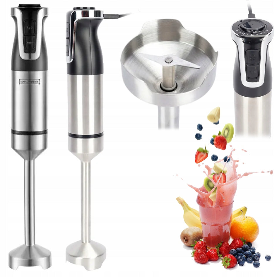 Hand Blender Powerful 800W Multifunctional Mixer Function TURBO Crushes Ice
