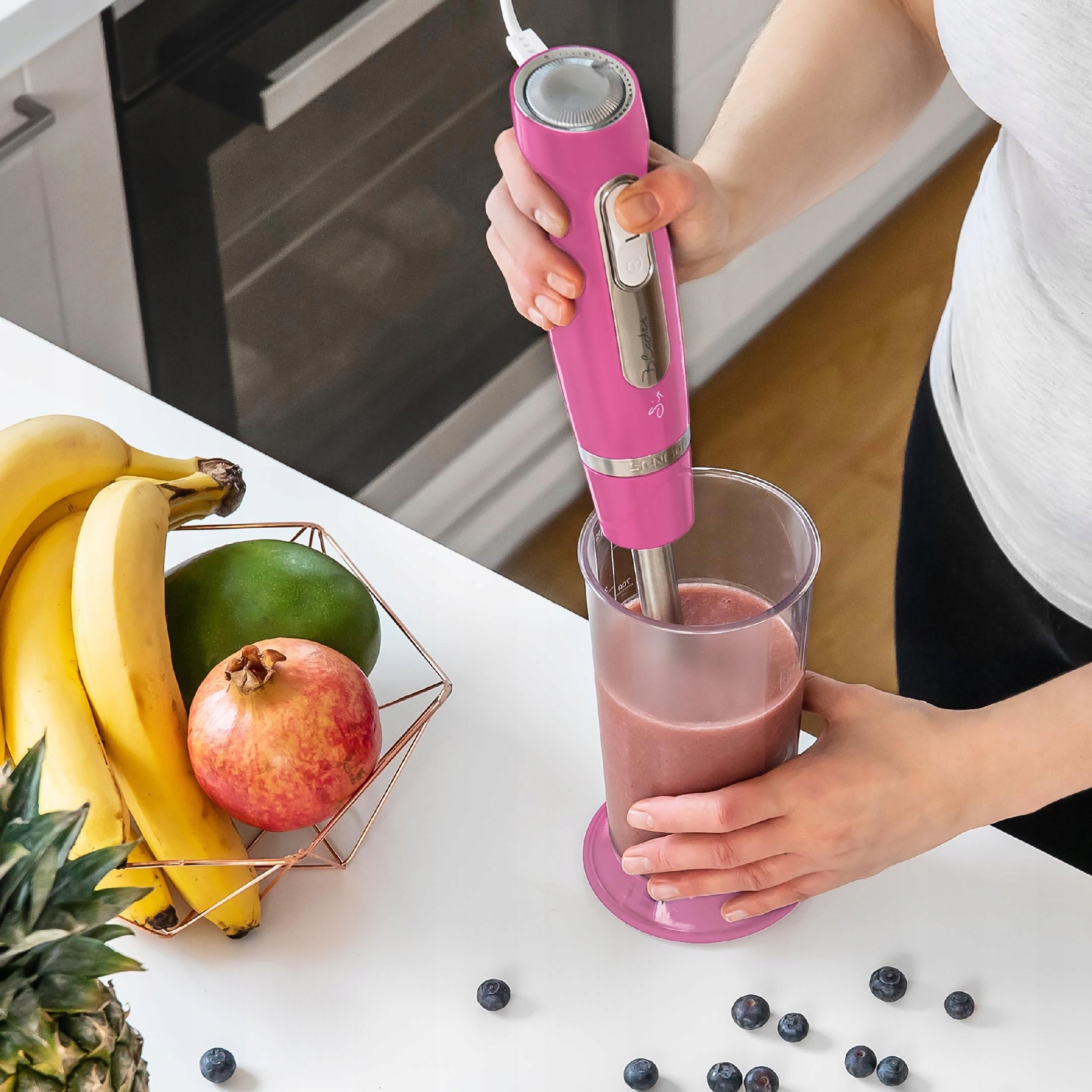 Hand Blender Sencor SHB 4468RS-EUE3 1000W Dominant color pink
