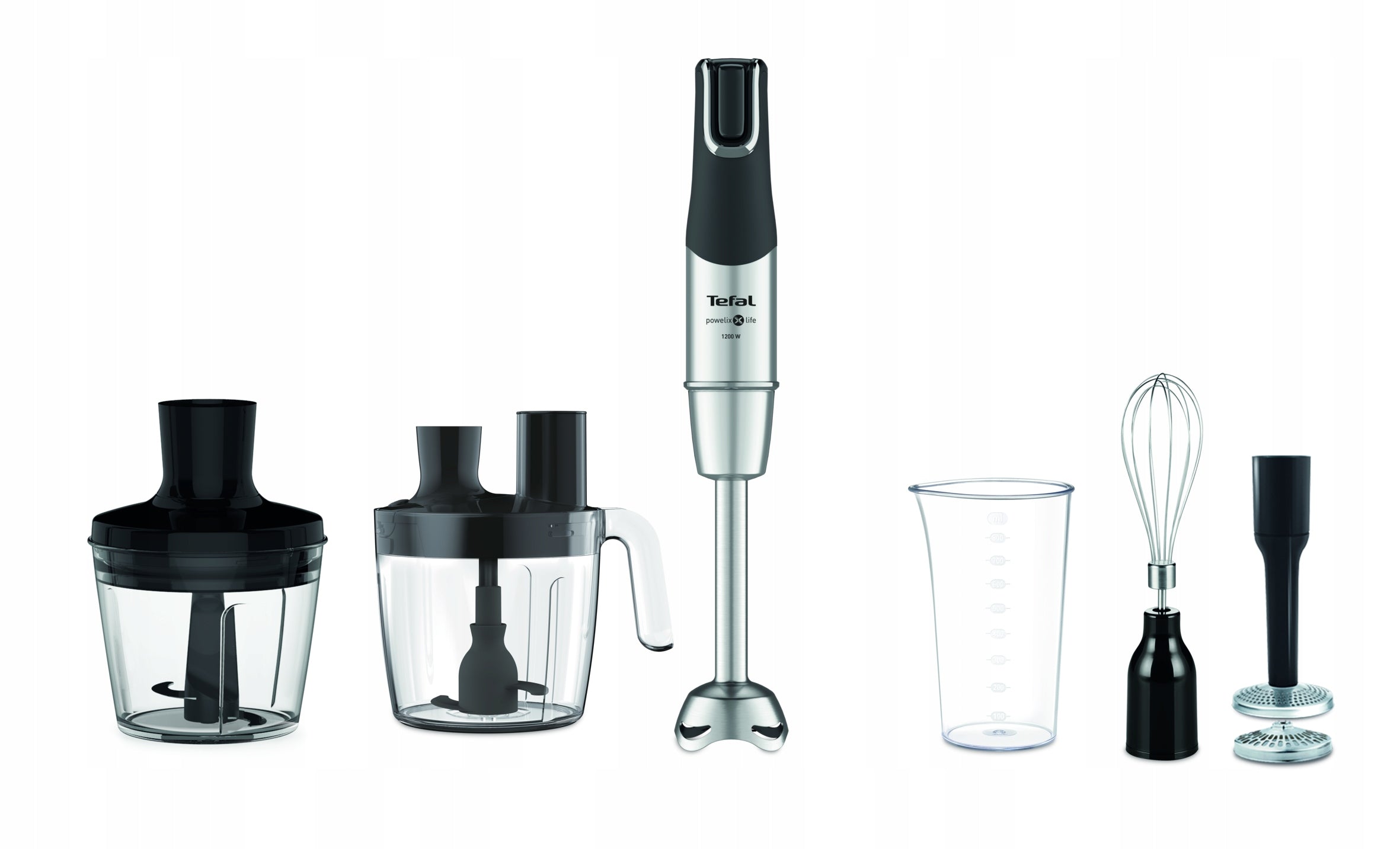 Hand Blender TEFAL Infiny Force Pro HB95LD 1200W 5in1 shredder