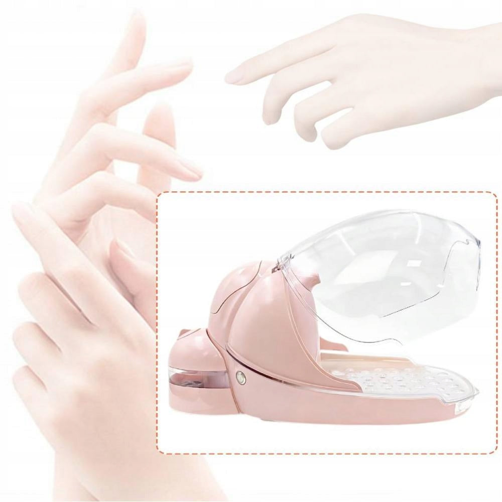 Hand Care Steamer Nail Dryer SPA Office Portable Convenient Multi Pink