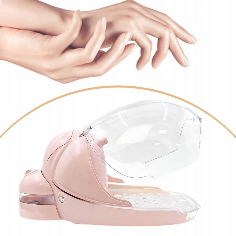 Hand Care Steamer Nail Lamp Multipurpose Outdoor Salon Office Premium Pink