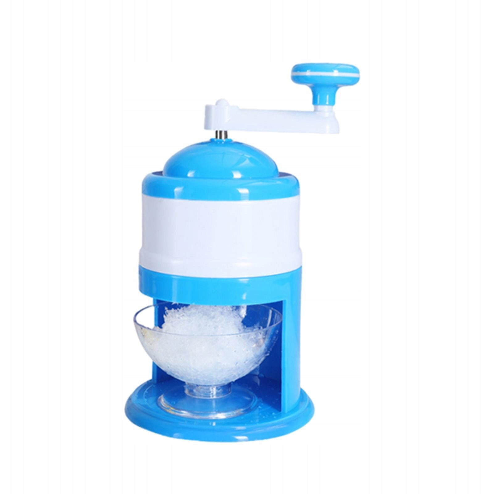 Hand Crank Ice Crusher Convenient Snow Cone Machine for Camping Bars Party Brand no brand