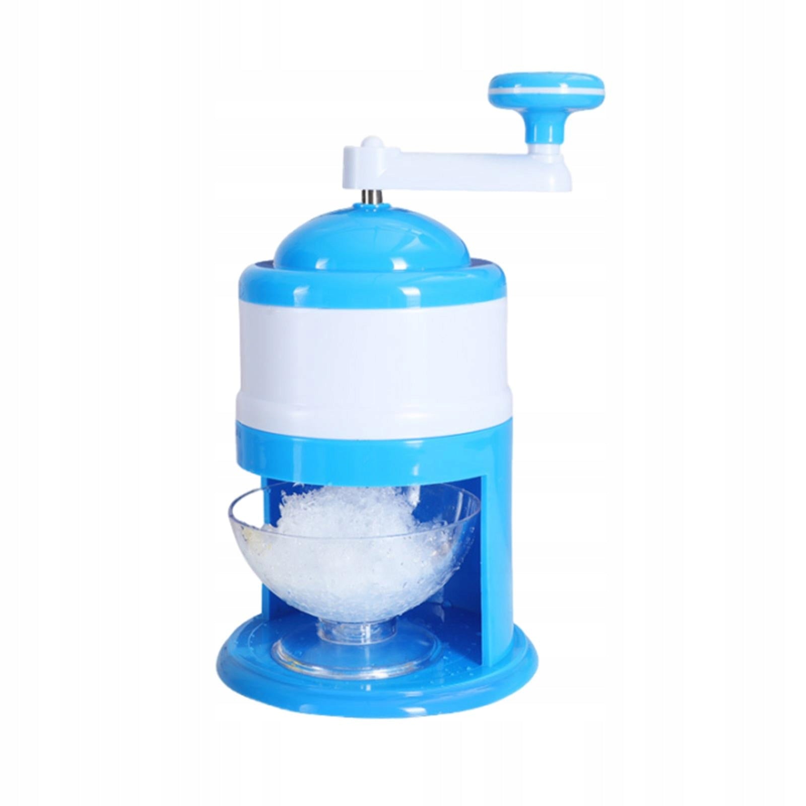 Hand Crank Ice Crusher Convenient Snow Cone Machine for Camping Bars Party