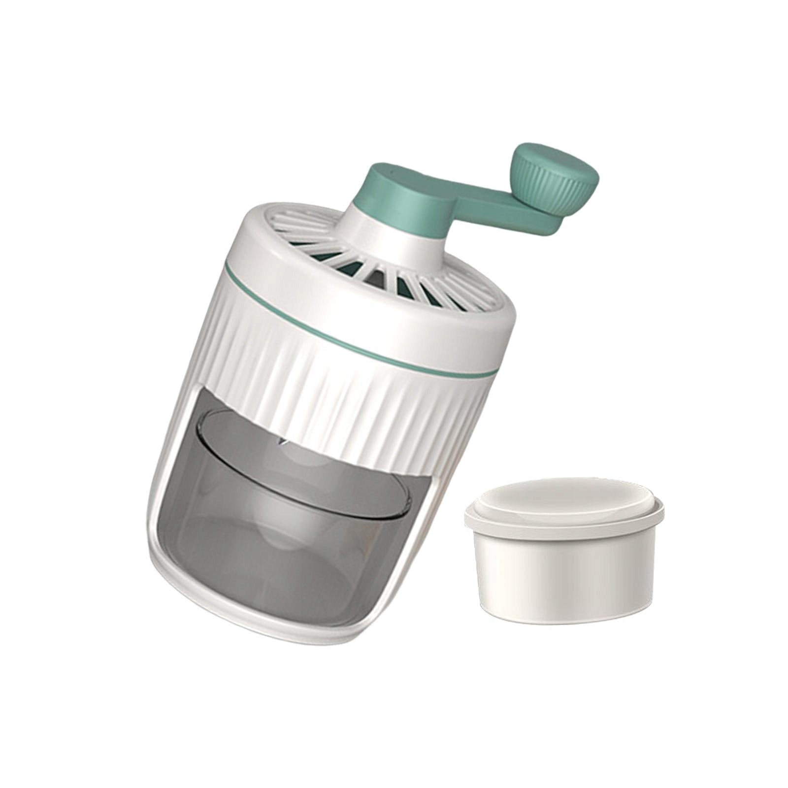 Hand Crank Ice Crusher Ice Shaver Shaved Ice Machine Sturdy Green Handle Packaging status original