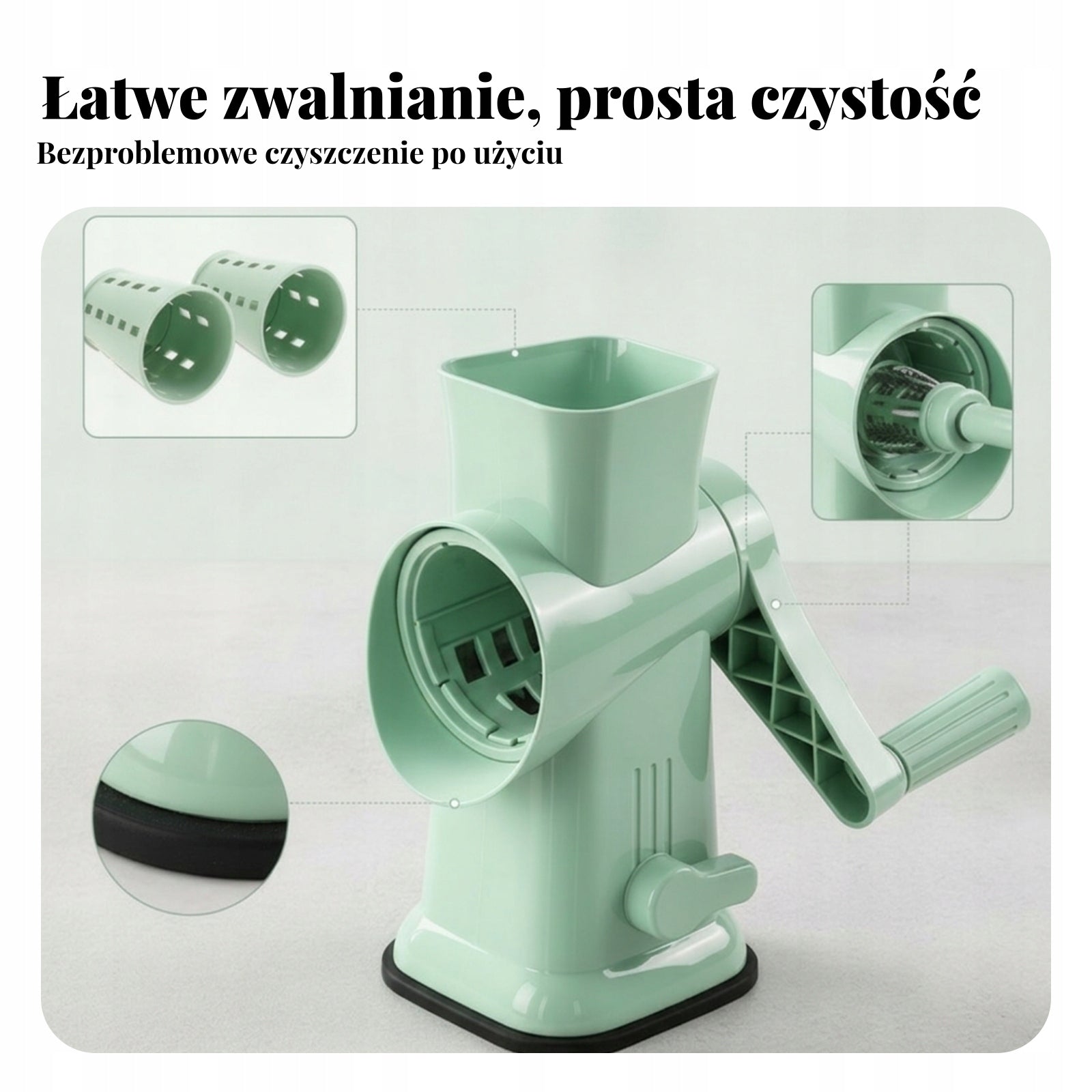 Hand Crank Ice Shaver Non-Electric Manual Ice Shaver Packaging status original