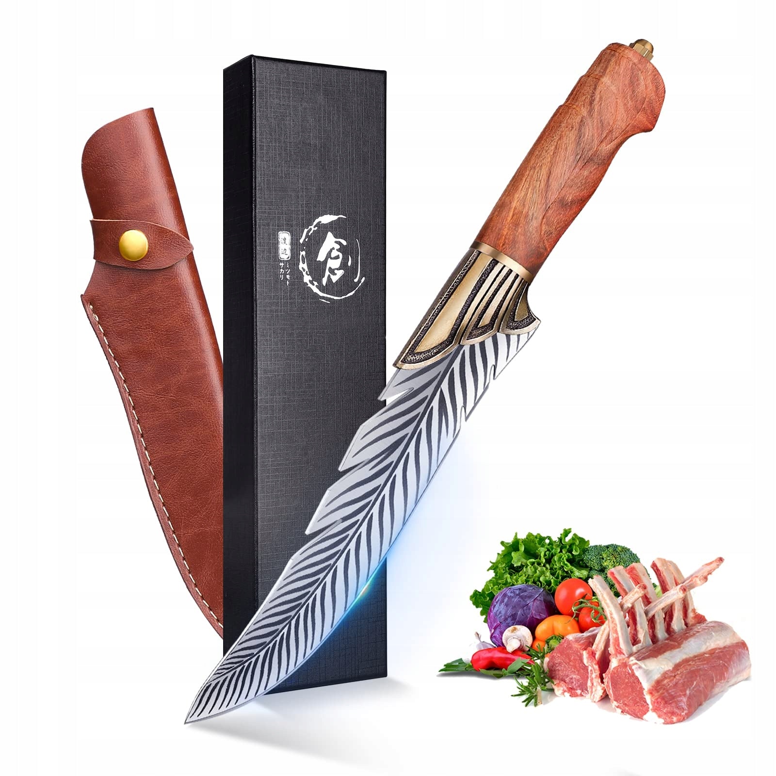Hand Forged Japanese Chef's Knife Carbon Steel Manufacturer code Z2J51MPW0V