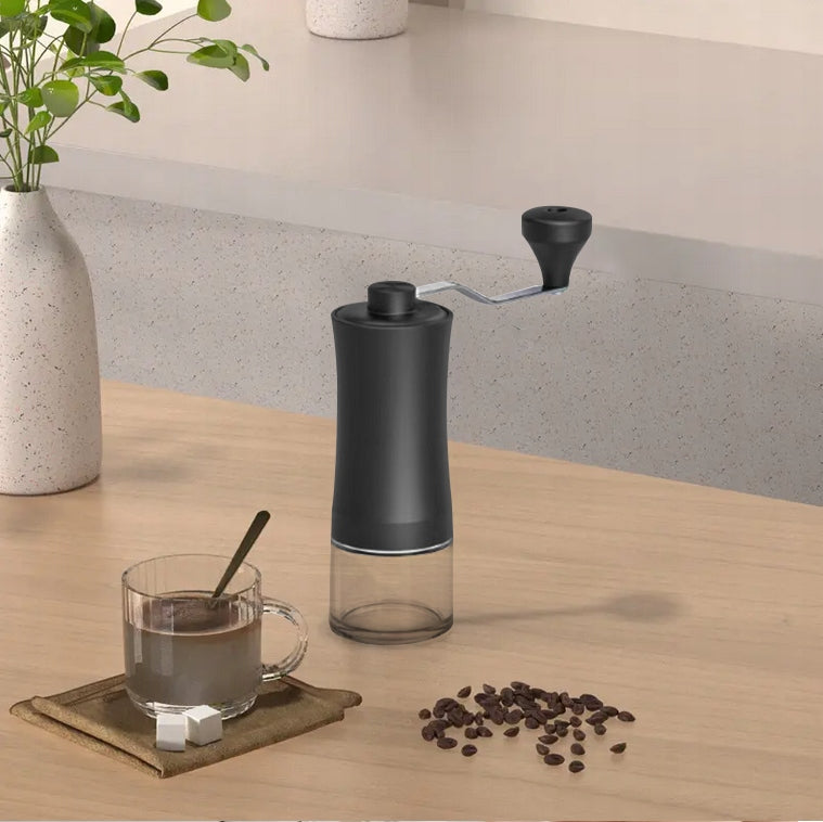 Hand Grinder Coffee Grain Spices Modern Classic Design Packaging status original