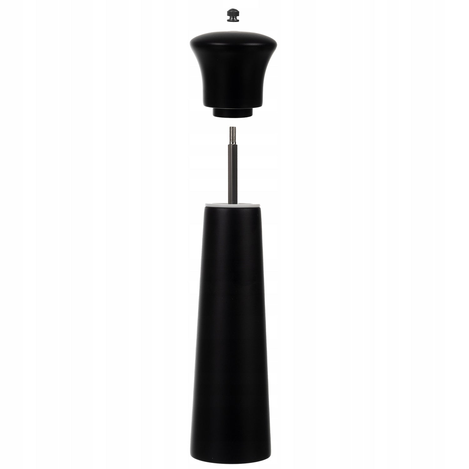 Hand Grinder for Salt Pepper Set Wooden White Black 2 Pcs Grinding Packaging status original