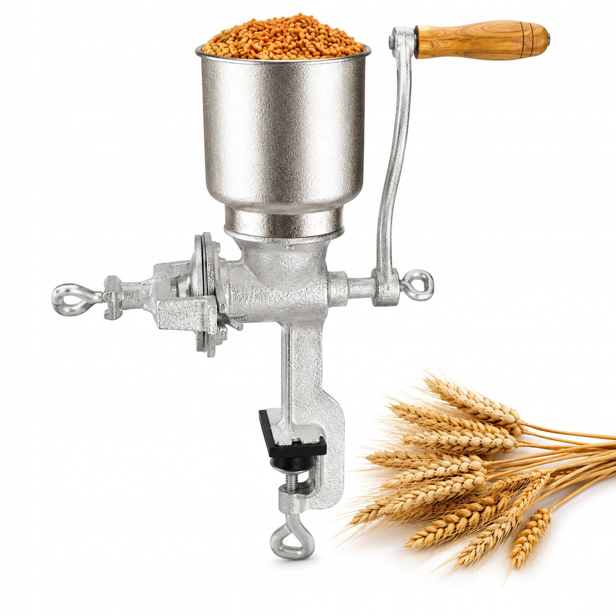 Hand Grinding Grinder Coffee Cereal Cast Iron Shotgun Capacity 1,5L