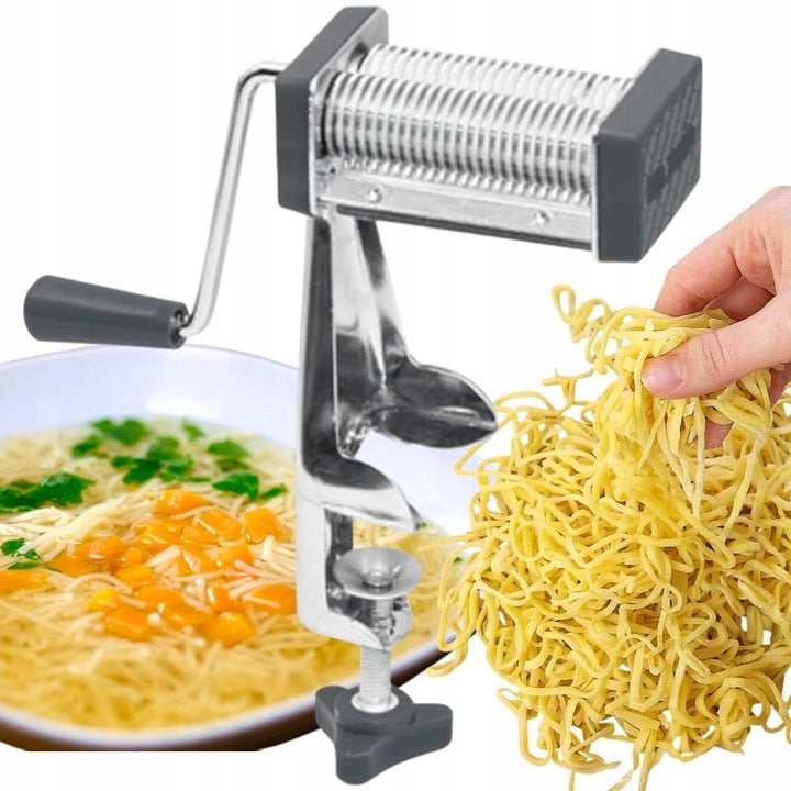 Hand Machine for Pasta and Cake Slicer Gray