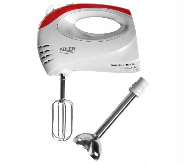 Hand Mixer Adler AD 4212 300W White for Mixing Beating Mixing