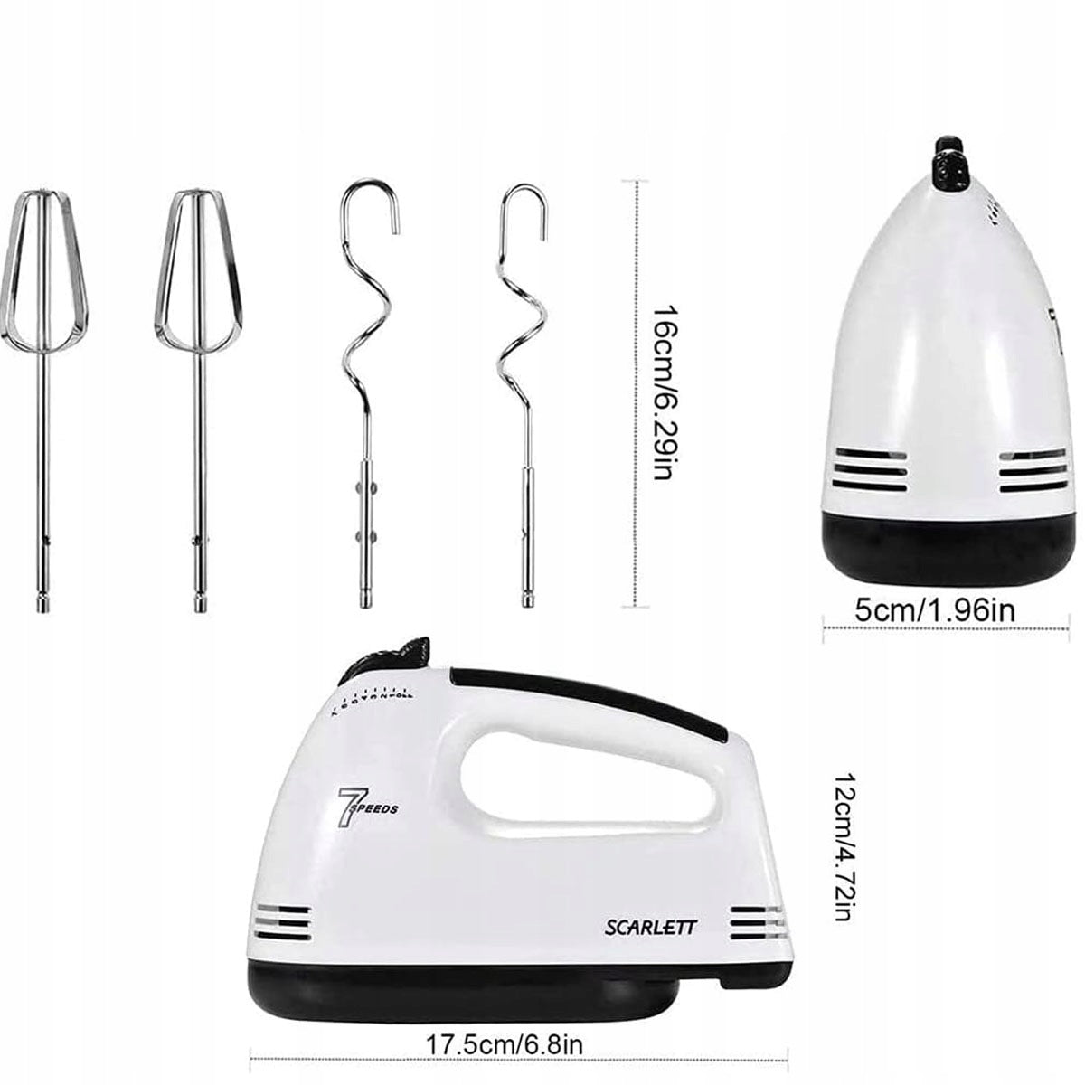 Hand Mixer Electric For Cake Cream 7 Speed Beater Robot Strong Brand Matisto
