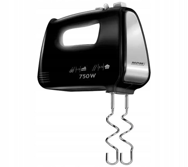 Hand Mixer MPM MMR-19/C 750W 5 Gears Black for Mixing Whipping