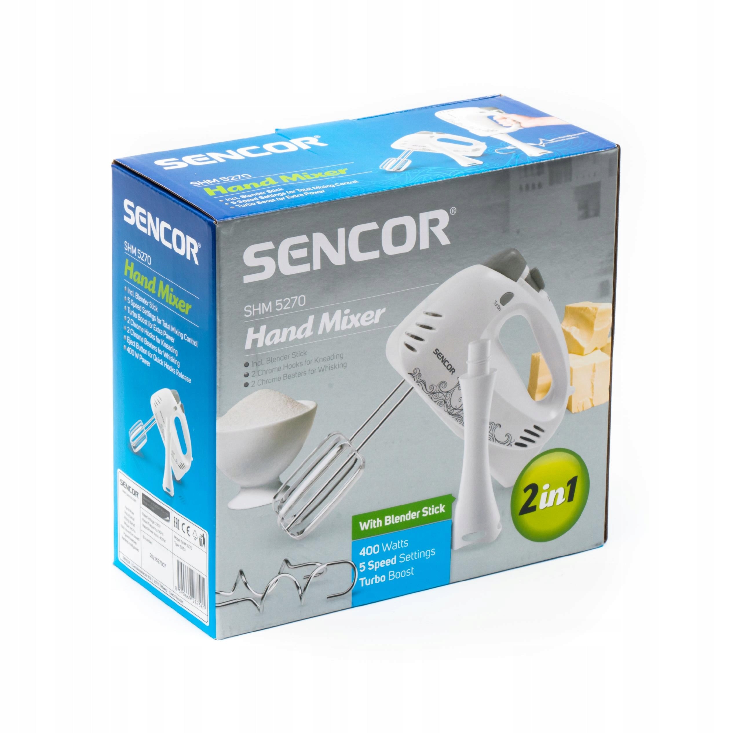 Hand Mixer Sencor SHM 5270-EUE3 5 Gears 300W Manufacturer code SHM 5270-EUE3