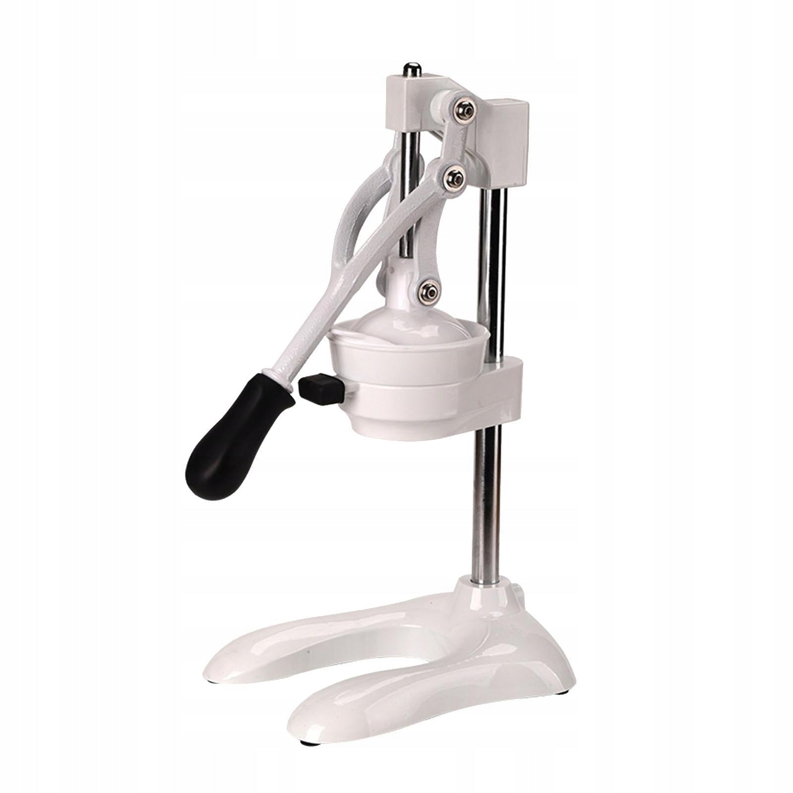 Hand Press Juicer Machine Quickly Juice Metal Juicer Press Orange White Dominant color white