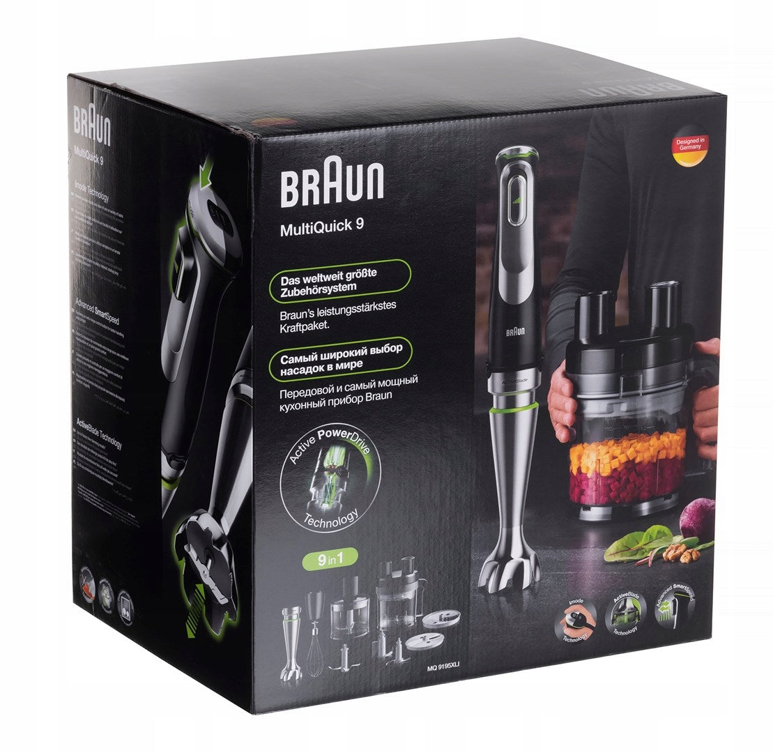 Hand blender BRAUN MQ9195XLI Packaging status original