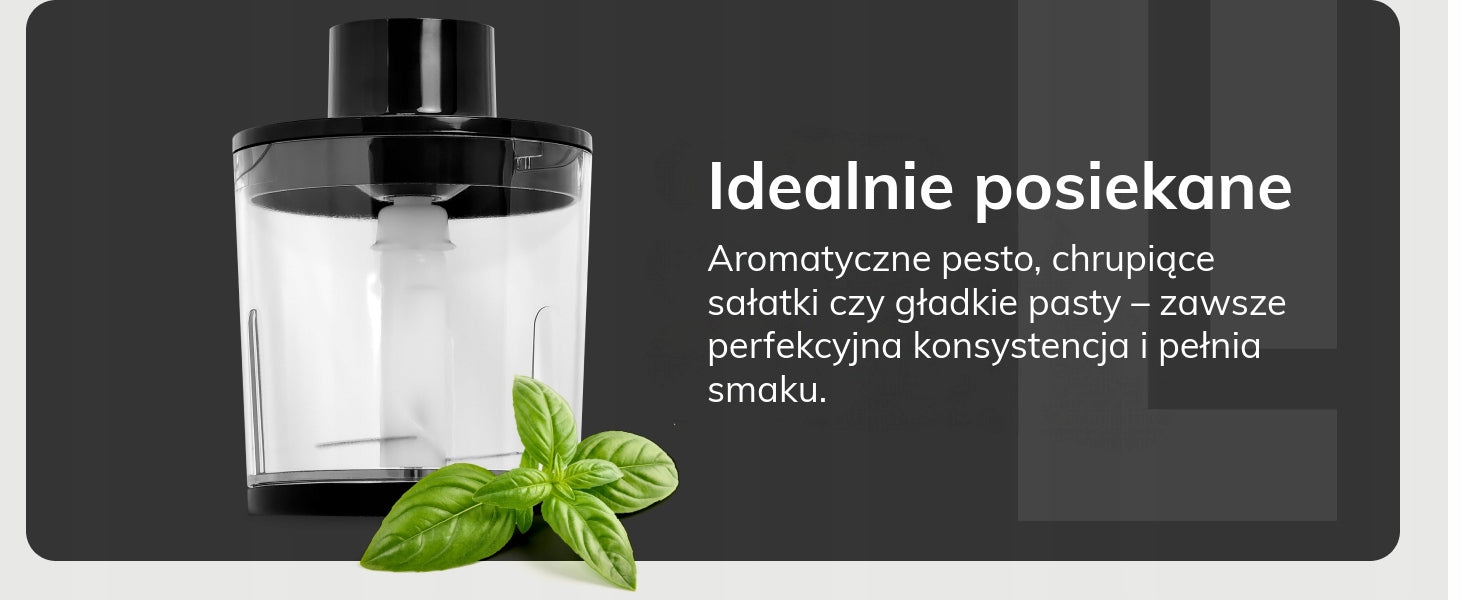 Hand blender LEBENLANG 1200W 5in1 turbo XL Titan multifunctional 1000 ml Rotational speed control yes