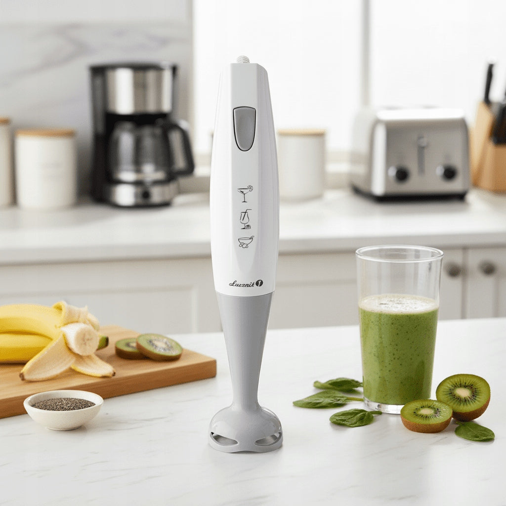 Hand blender Łucznik 3in1 with shredder kitchen blender 200W Packaging status original