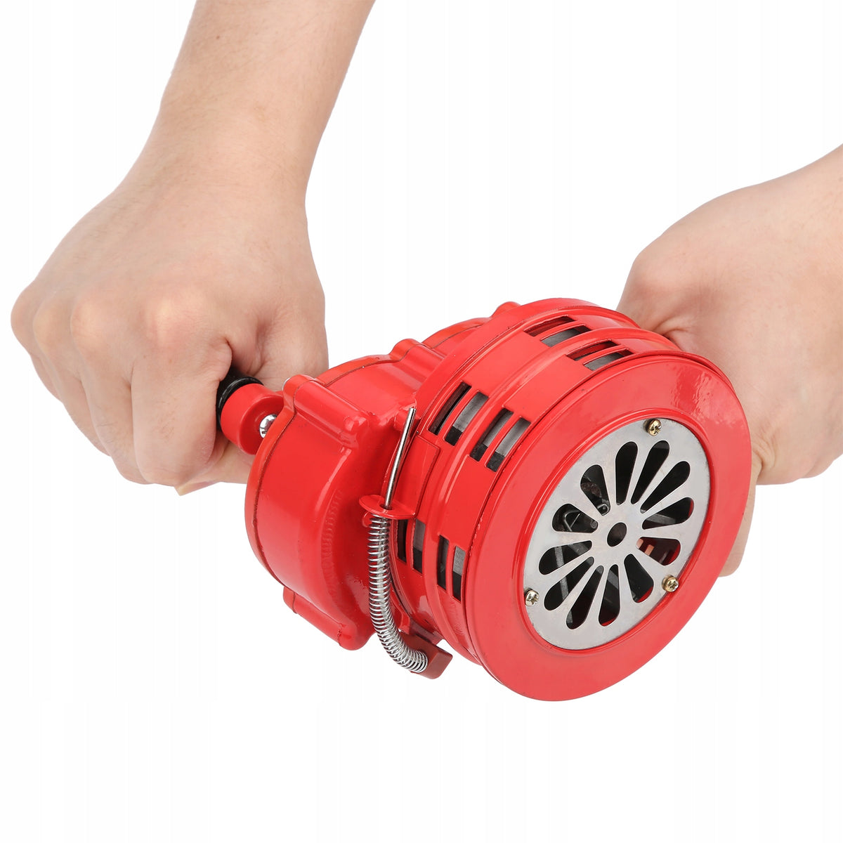 Hand crank siren red portable hand Brand no brand