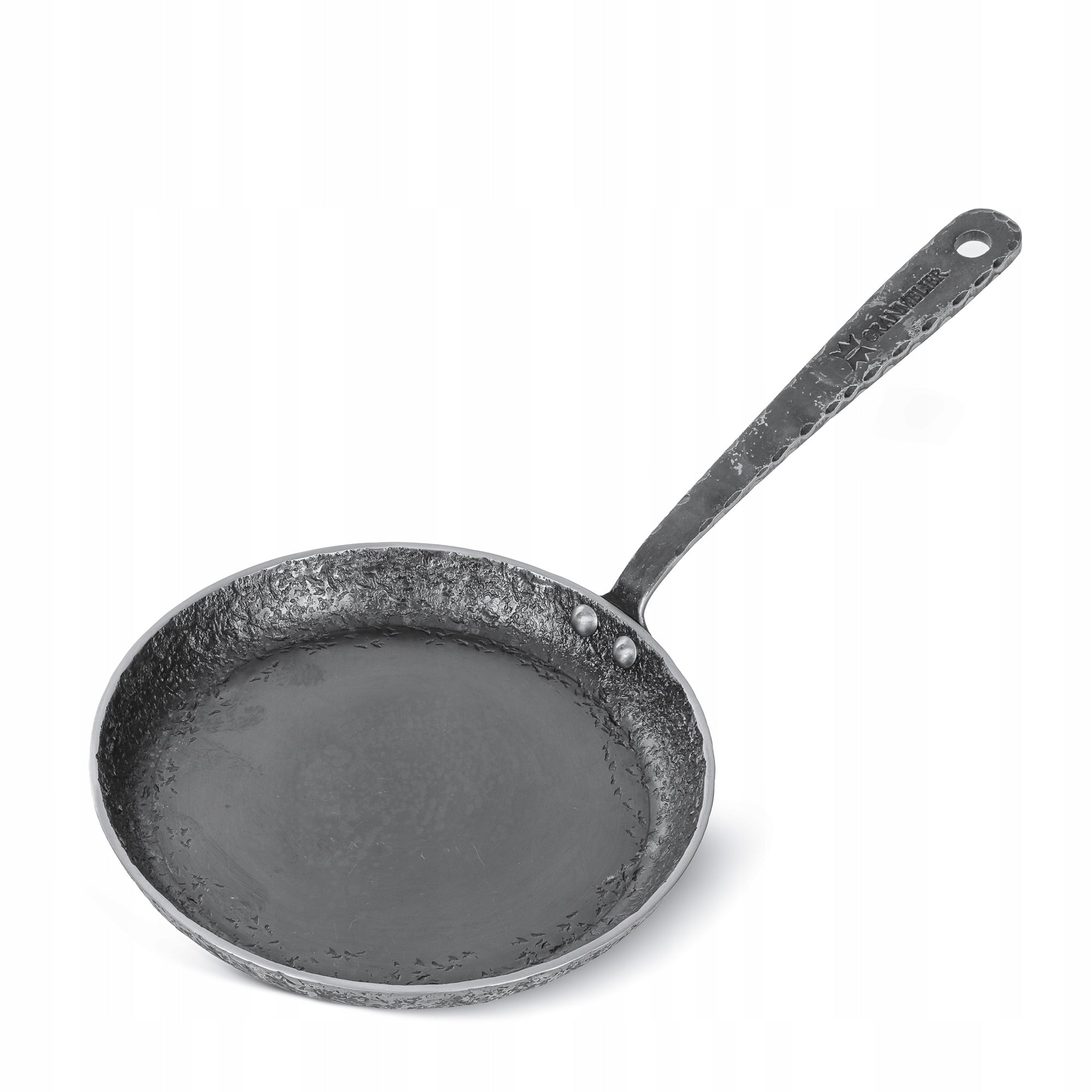 Hand forged iron pan made of carbon steel GRANMELIER ELI 20 cm
