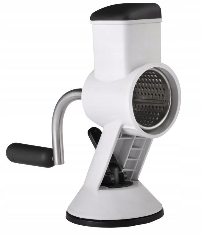 Hand grater for nuts dried fruit cheese knob DOMIK Poland white