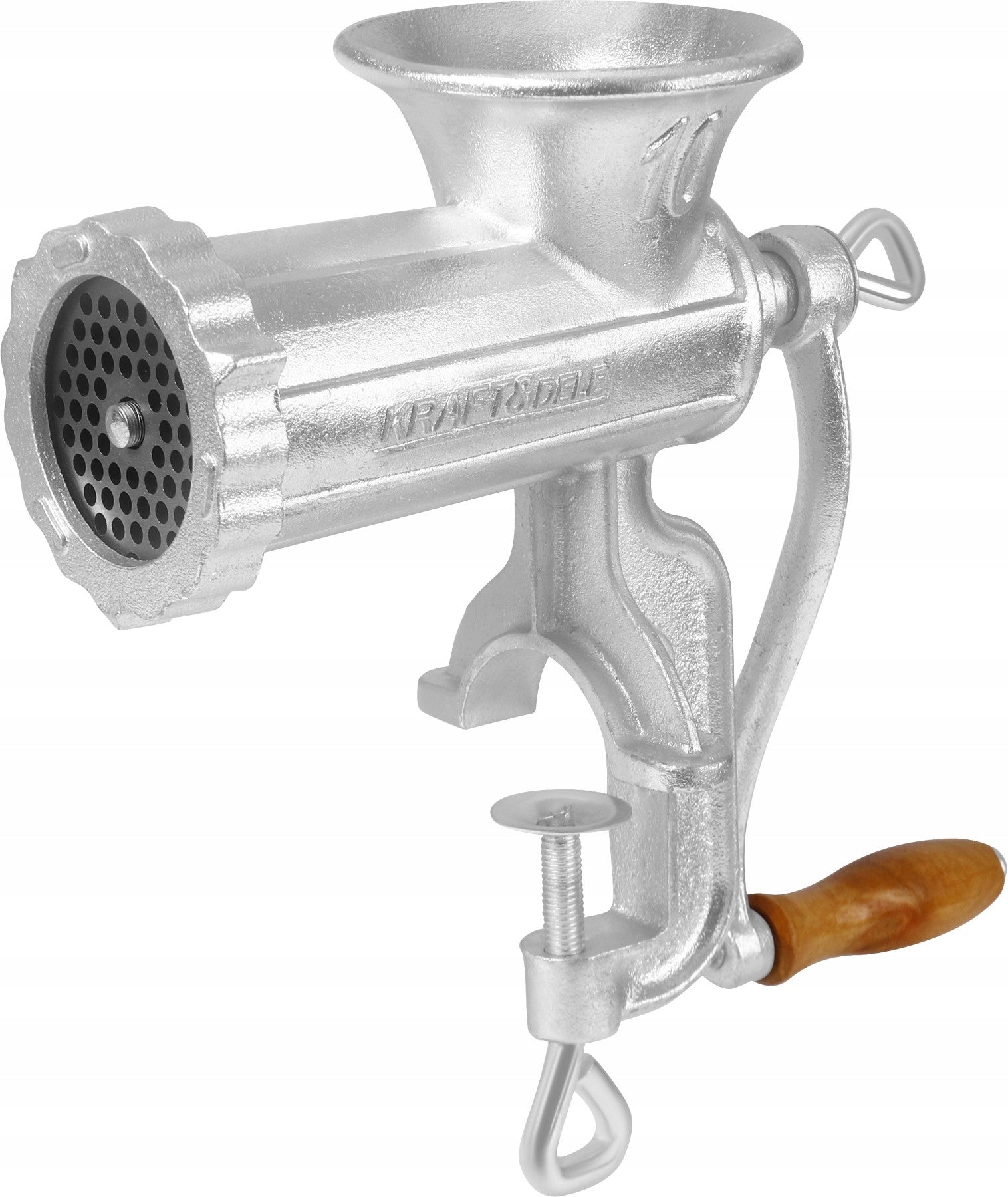 Hand grinder for grinding meat size.10 + strainers + funnels