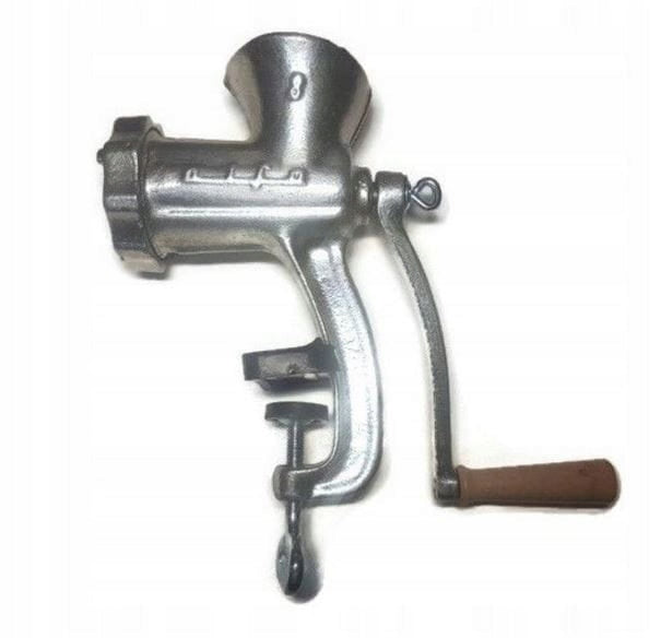 Hand grinder, homemade for grinding meat Poland ALFA No. 8 We makeVedlins