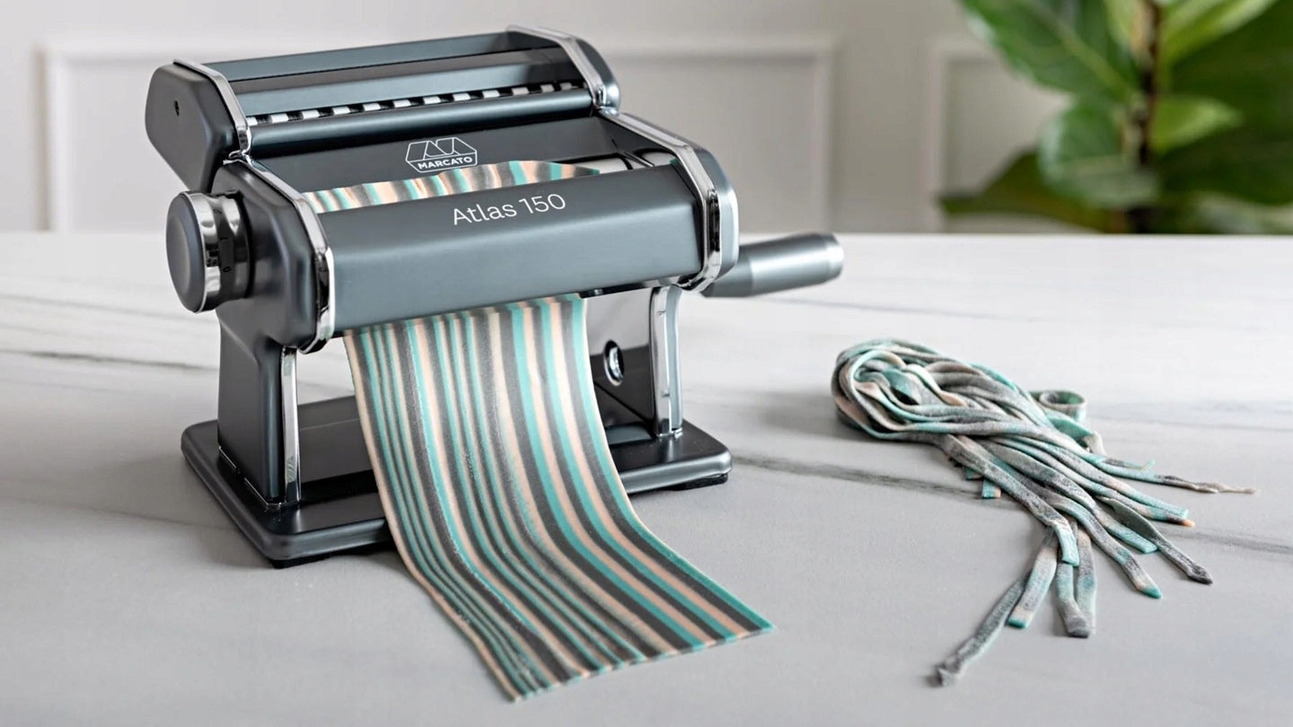 Hand machine for pasta and pastry Marcato ATLAS 150 DESIGN, Powder grey Manufacturer code AT-150-POWD-GRI