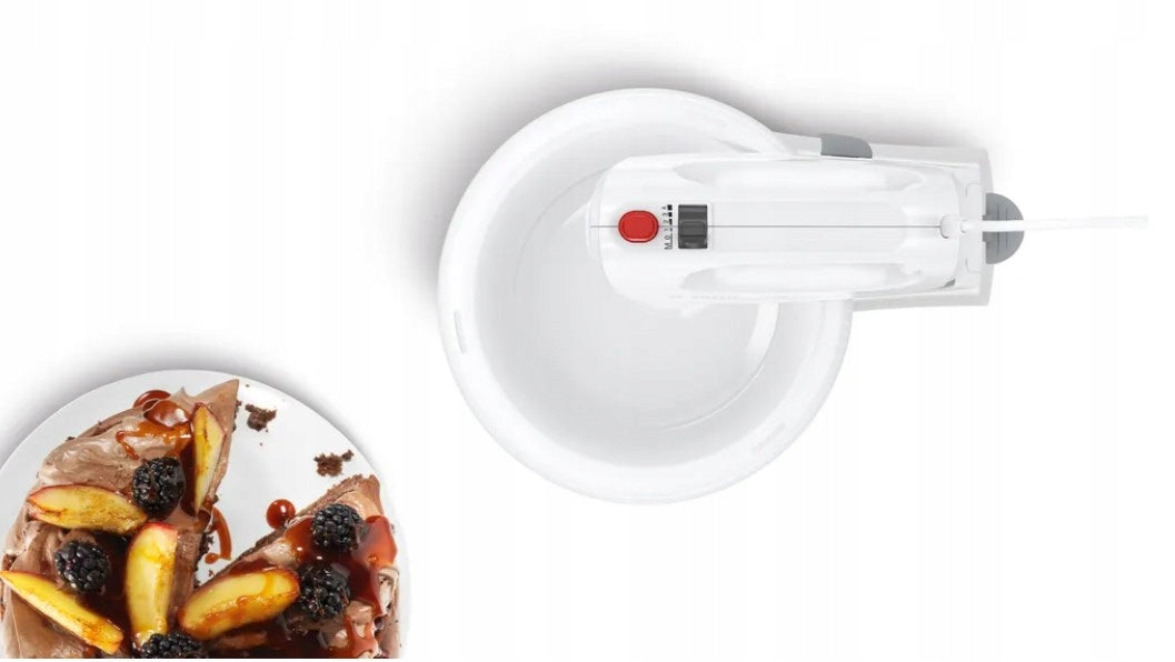 Hand mixer Bosch MQWPL2000 (white; 375W) Dominant color white