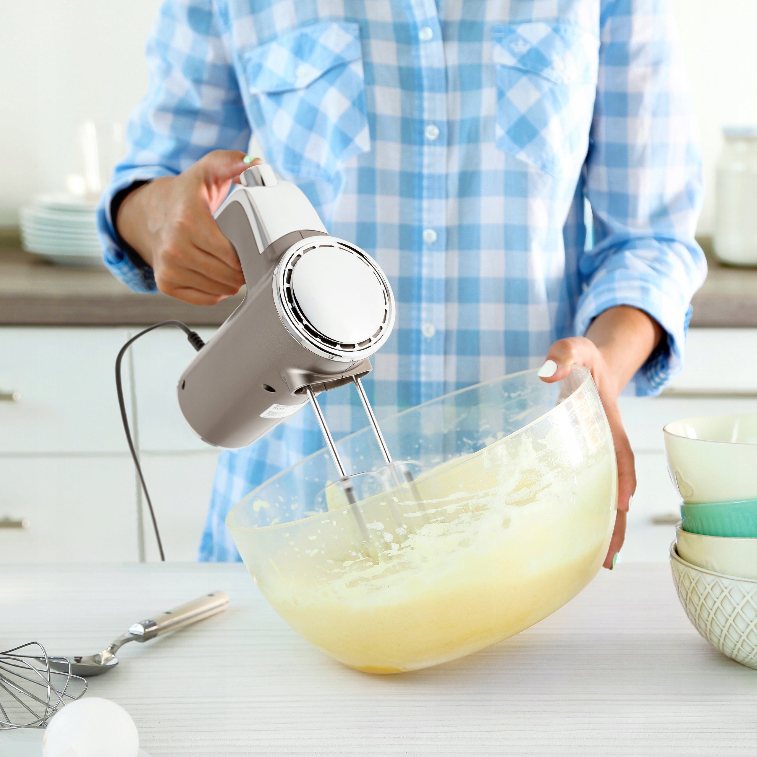 Hand mixer Eldom R110 WHIPPING MALAXER 400W silver/grey EAN (GTIN) 5908277386269