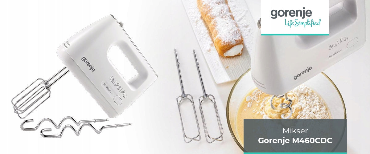 Hand mixer Gorenje M460CDC 460 W white Manufacturer code 735651