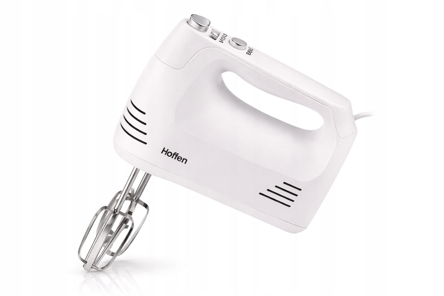 Hand mixer Hoffen 400W WHITE Speed control Interchangeable tips