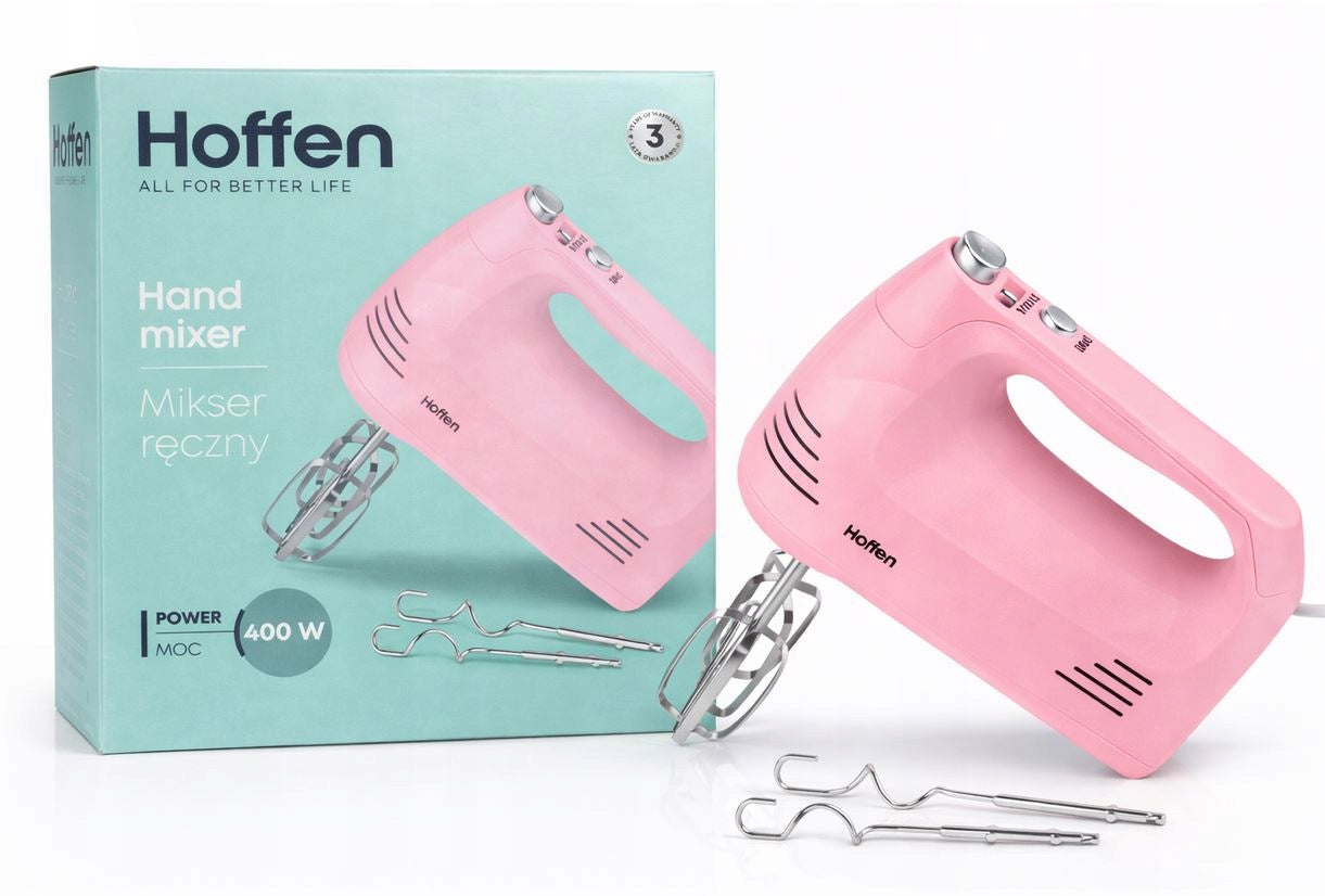 Hand mixer Hoffen HO-00081 400 W pink