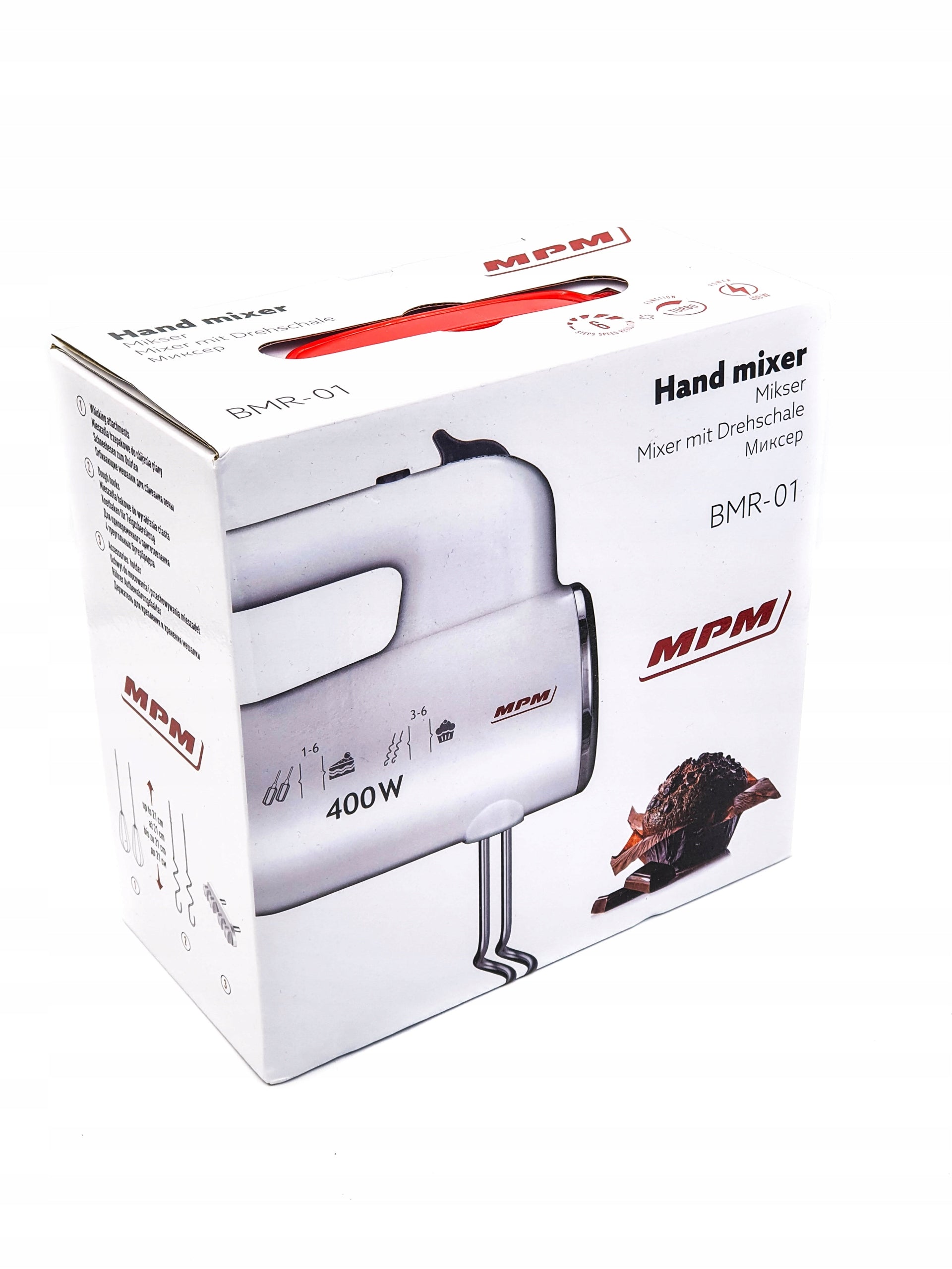 Hand mixer MPM BMR-01 400 W white