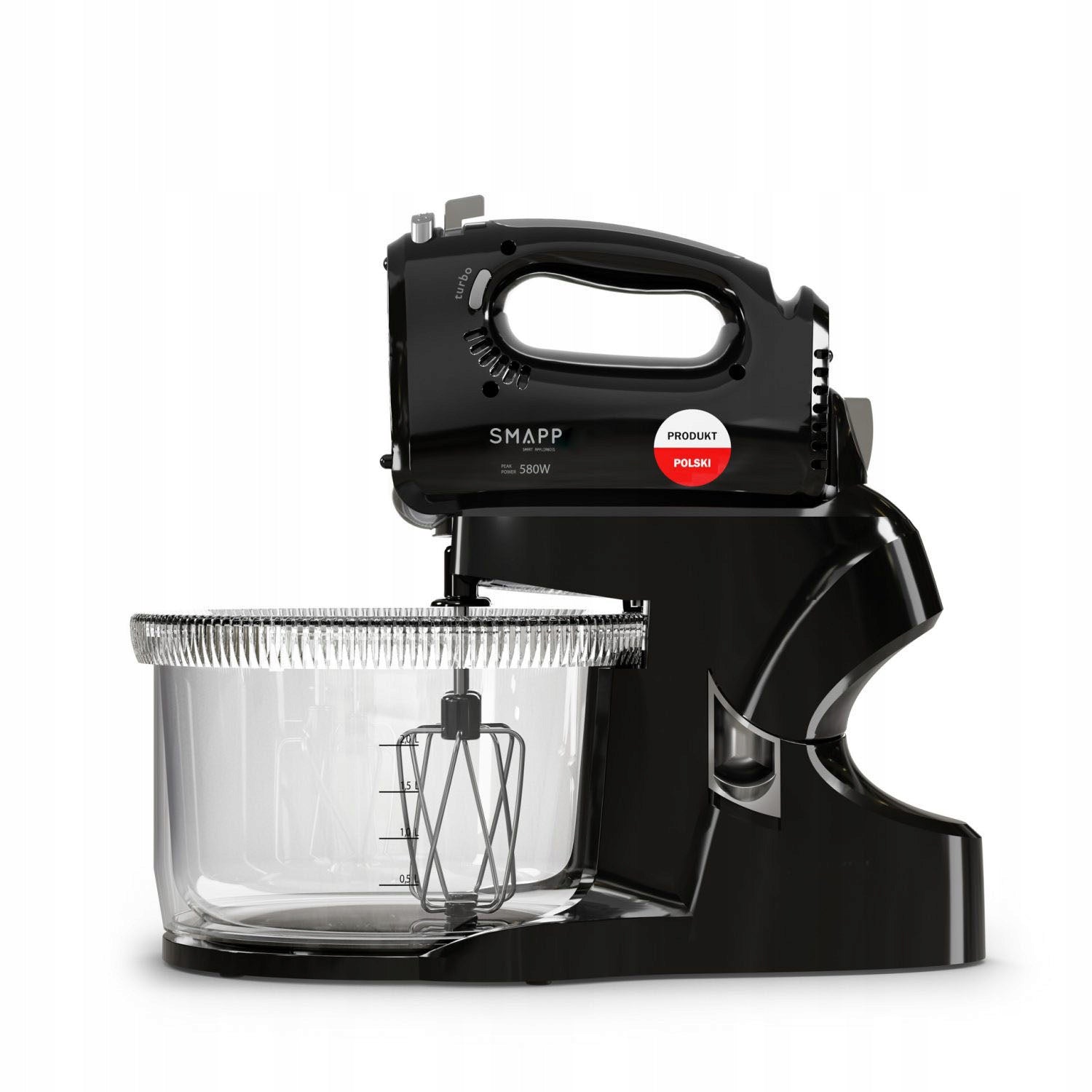 Hand mixer SMAPP with bowl 451,8 rotating black Brand SMAPP