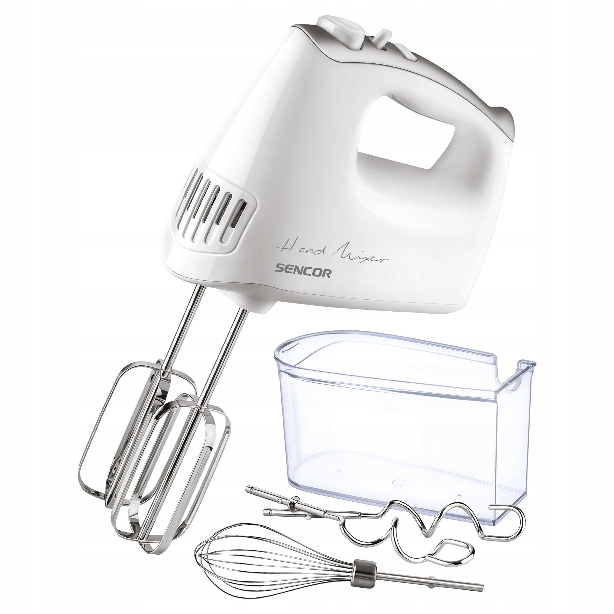 Hand mixer Sencor SHM 5206WH 500W container