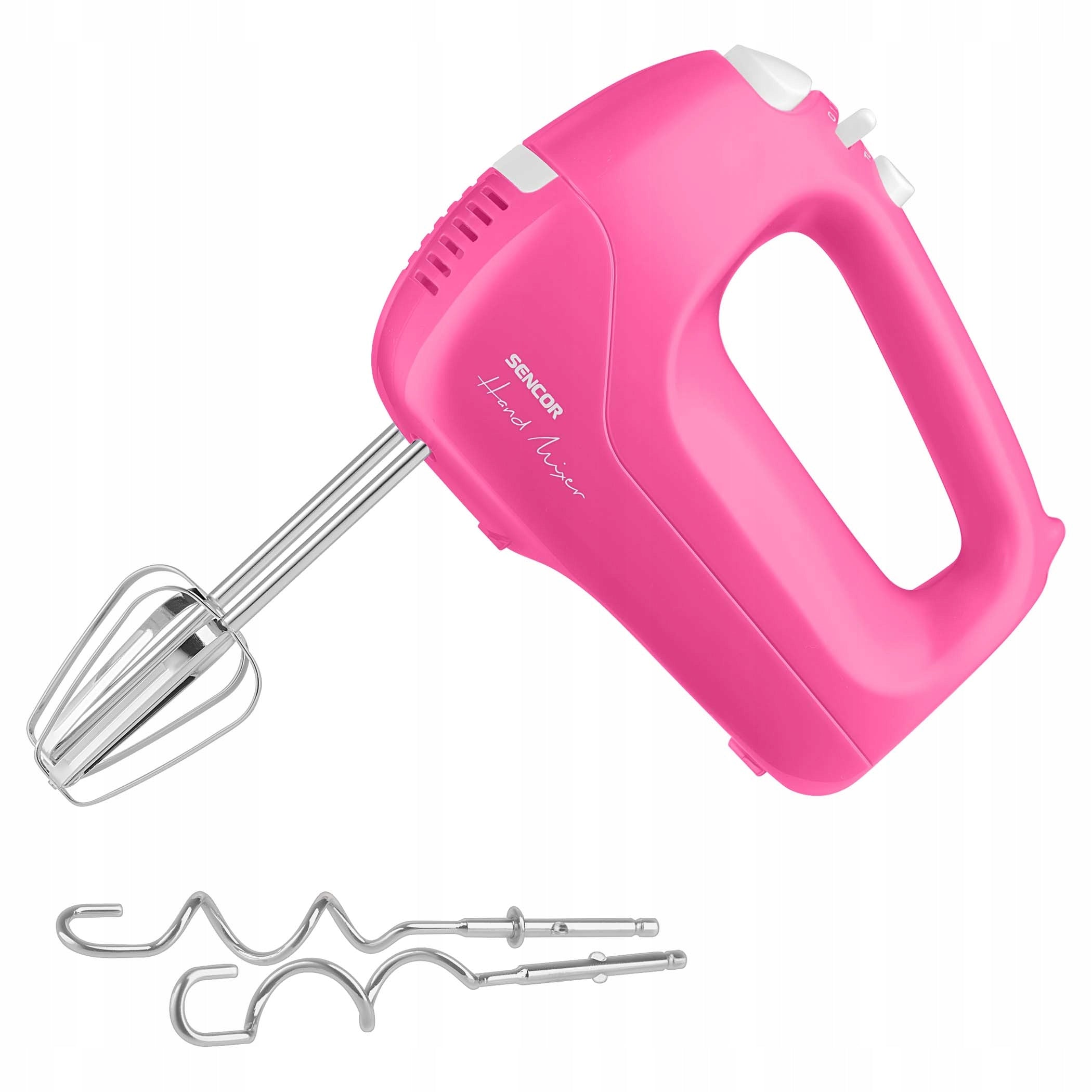 Hand mixer Sencor SHM 5408RS 200W pink turbo