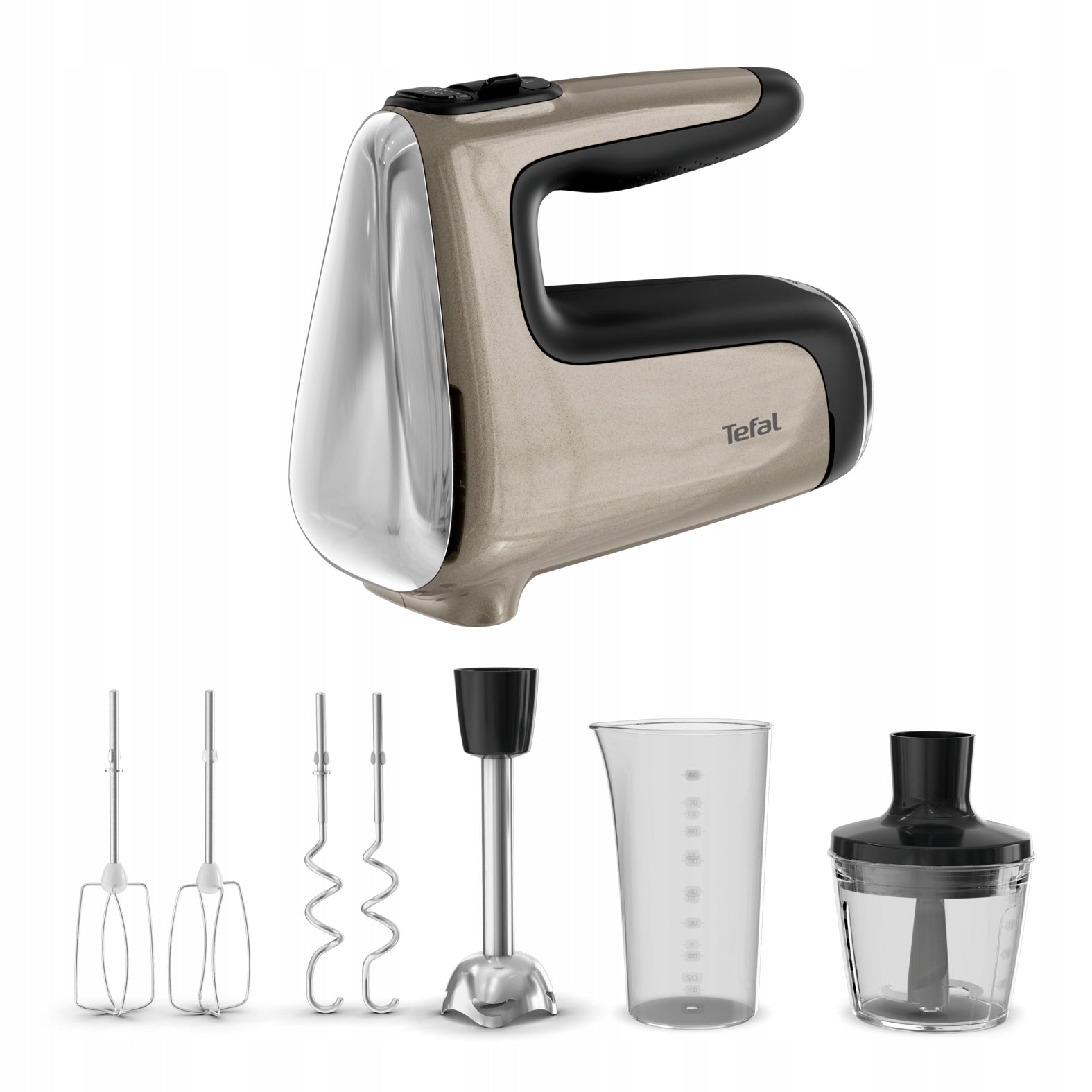 Hand mixer TEFAL Powermix Silence HT663AF0 4in1 blender 850 W 6 speeds