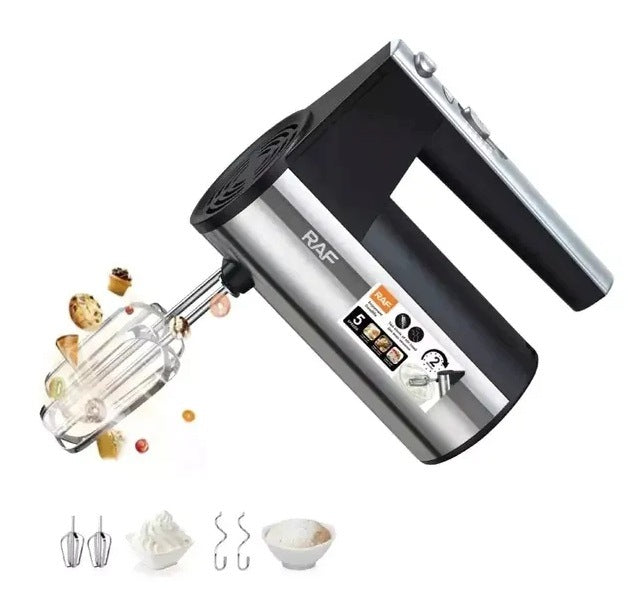 Hand mixer food processor for whipping mixing powerful AZARIS Packaging status original