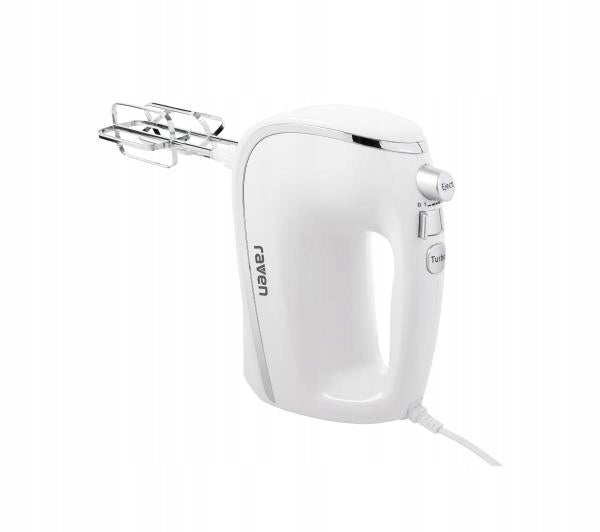 Hand mixer with bowl RAVEN EMM001X 450W White Power rating 450 W