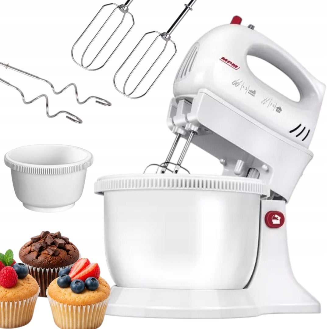 Hand mixer with rotary bowl 3,4 L 750 W Turbo for whipping foam and dough