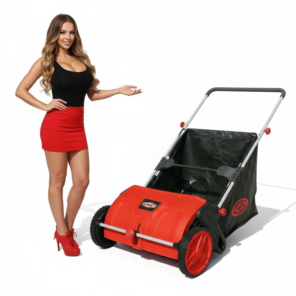 Hand sweeper for leaves DEKRAFT DE530 | Width 53 cm | Bag 100L | R