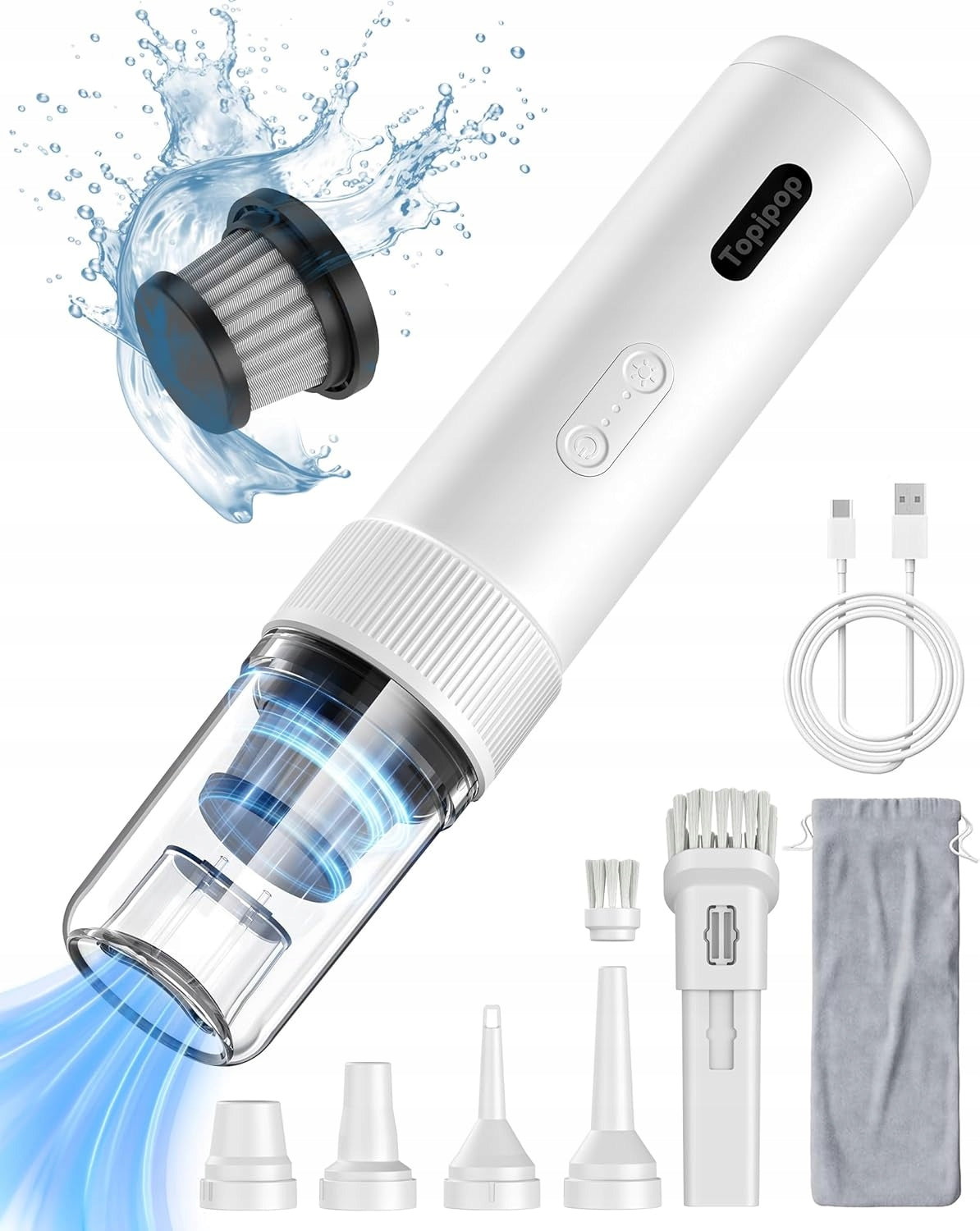 Handheld Car Vacuum Cleaner, 21000 PA GV06 Cordless