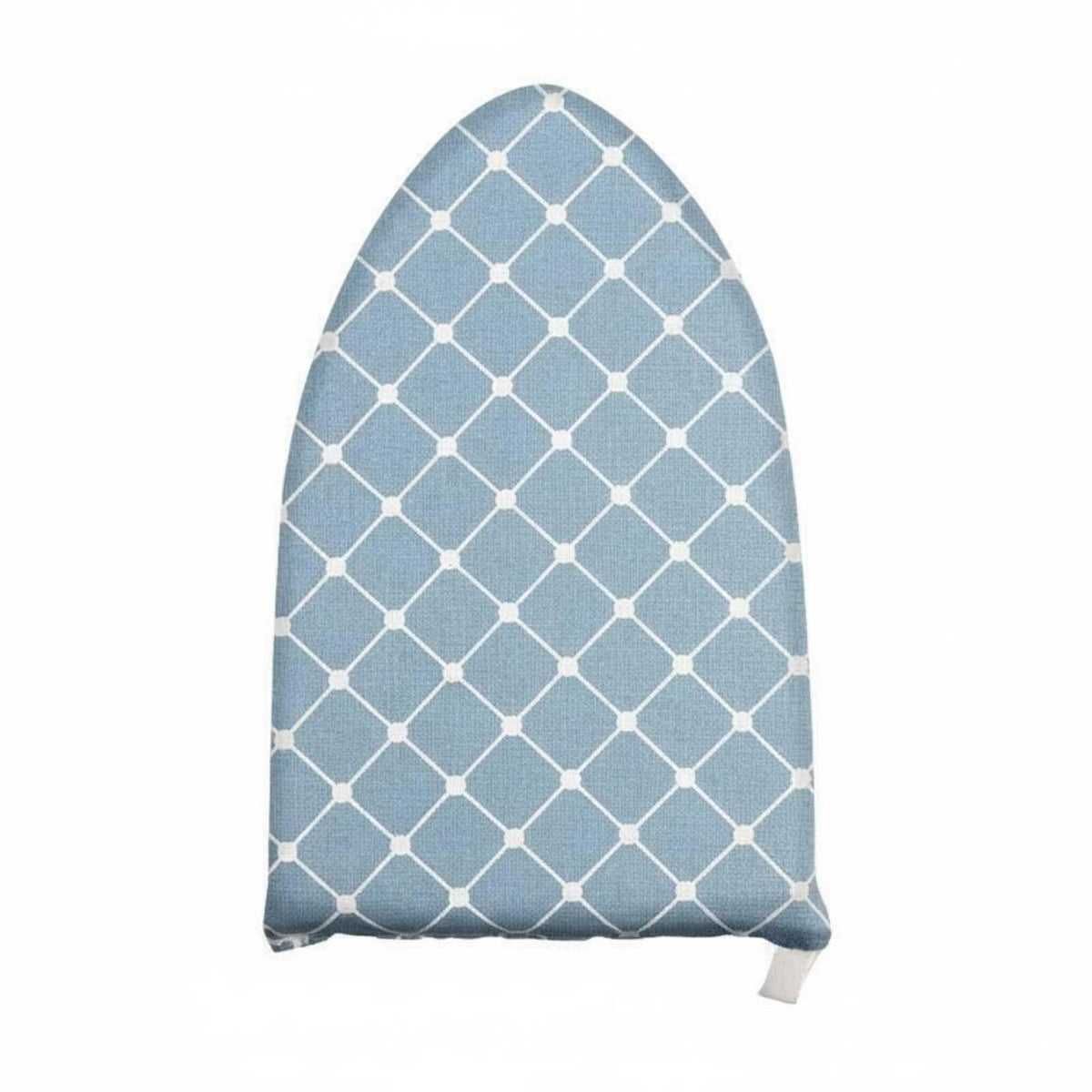 Handheld Ironing Board Compact Padded Ironing Accessory Mini Heat Blue Grid