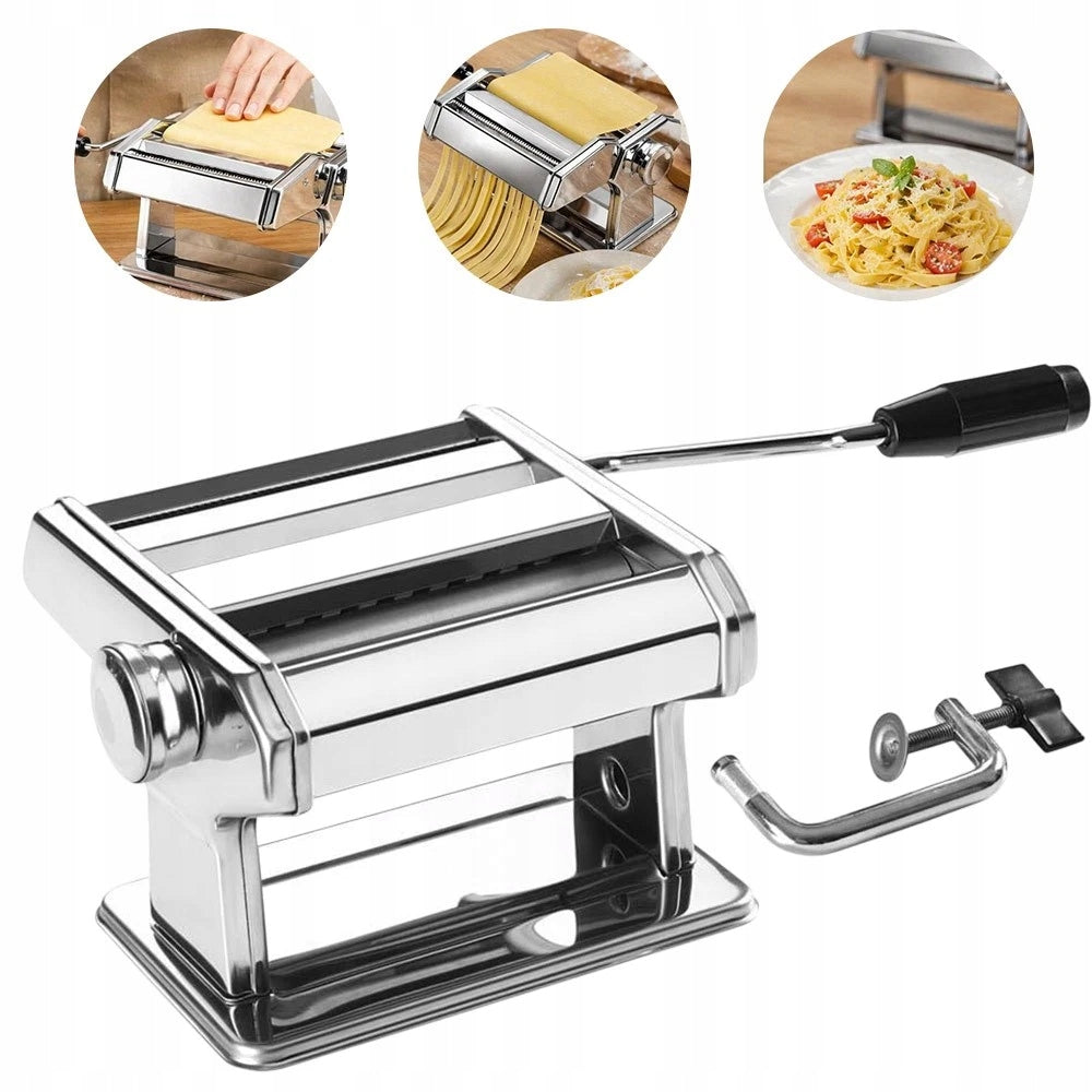 Handheld Pasta Machine 7 Thickness Roller Cake Machine 2in1