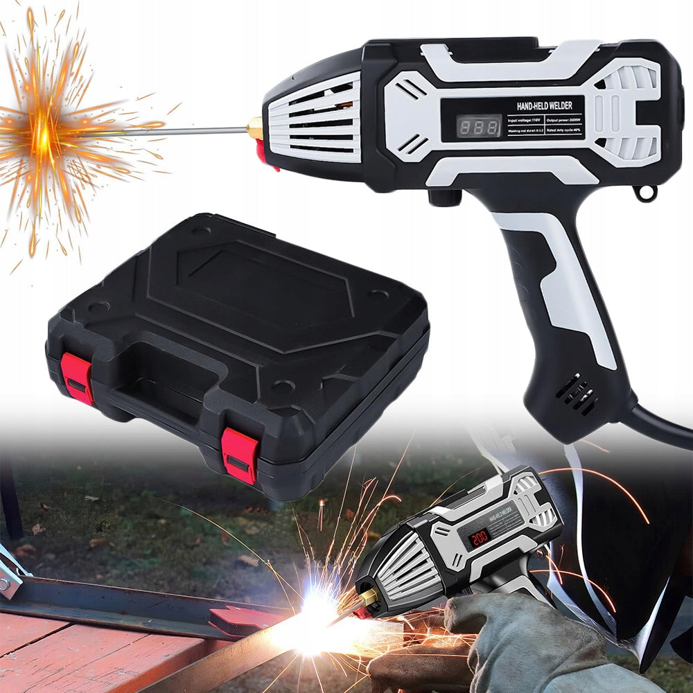Handheld Power Welding Machine , Portable Digital Welding Gun 220V Set